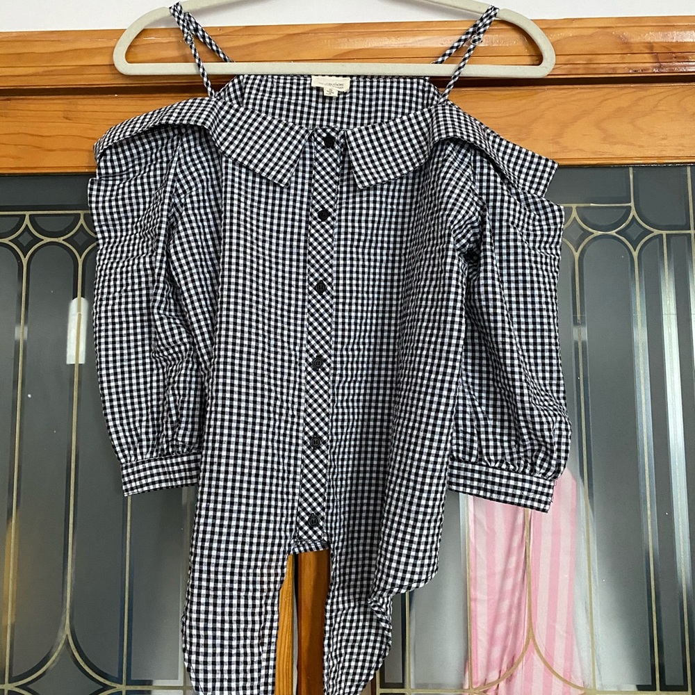 Graham print top